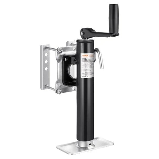 Trailer Jack, 2000 Lbs Dynamic Load Capacity, Heavy Duty Swivel Bolt-On Trailer Jack, 10 Lift Trailer Jack Stand with Handle for RV Trailer, Horse Trailer, Utility Trailer, and Yacht Trailer