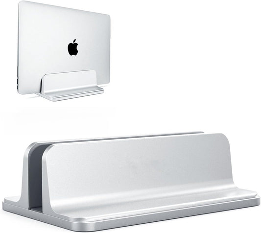 Laptop Stand, Cradle for Laptops, Adjustable Dock, Holder for Macbook Dell Hp Surface Ipad - Silver