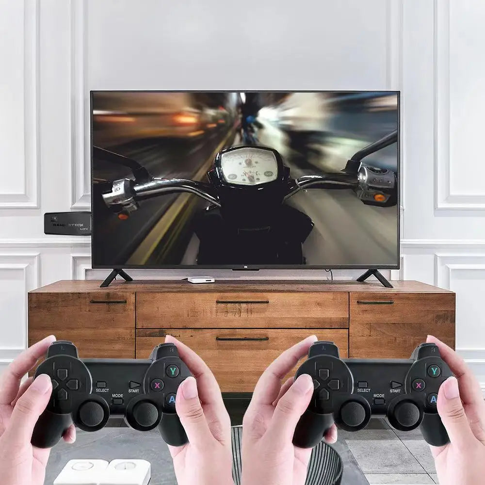 M8 Wireless Game Stick – 64GB 4K Retro 10000 Games Console